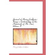 journal of henry cockburn: being a continuation of the memorials of his time, volume ii