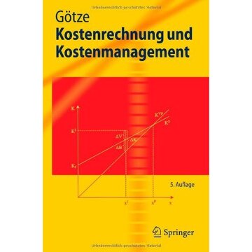 kostenrechnung und kostenmanagement (in German) portada kostenrechnung und kostenmanagement (in German)
